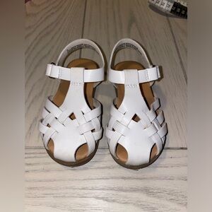 Cat & Jack white sandals.